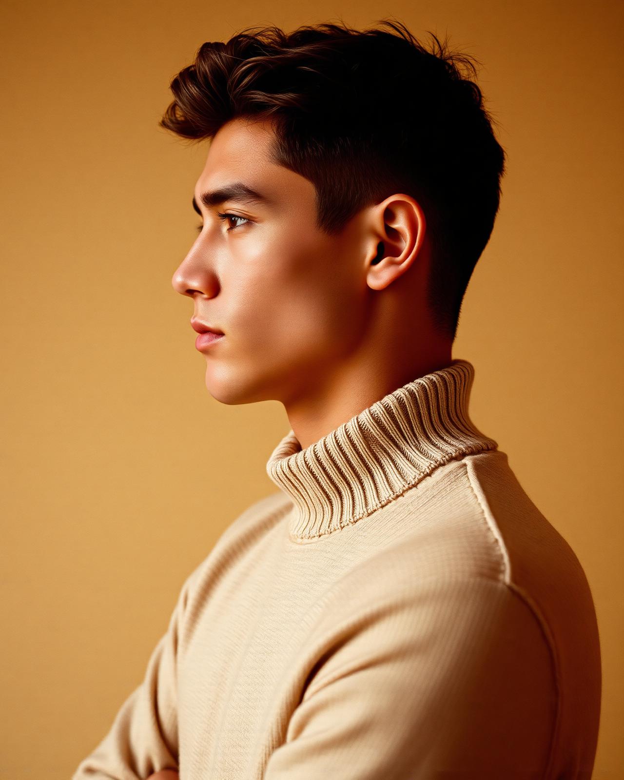 Editorial portrait — the maxxed aesthetic